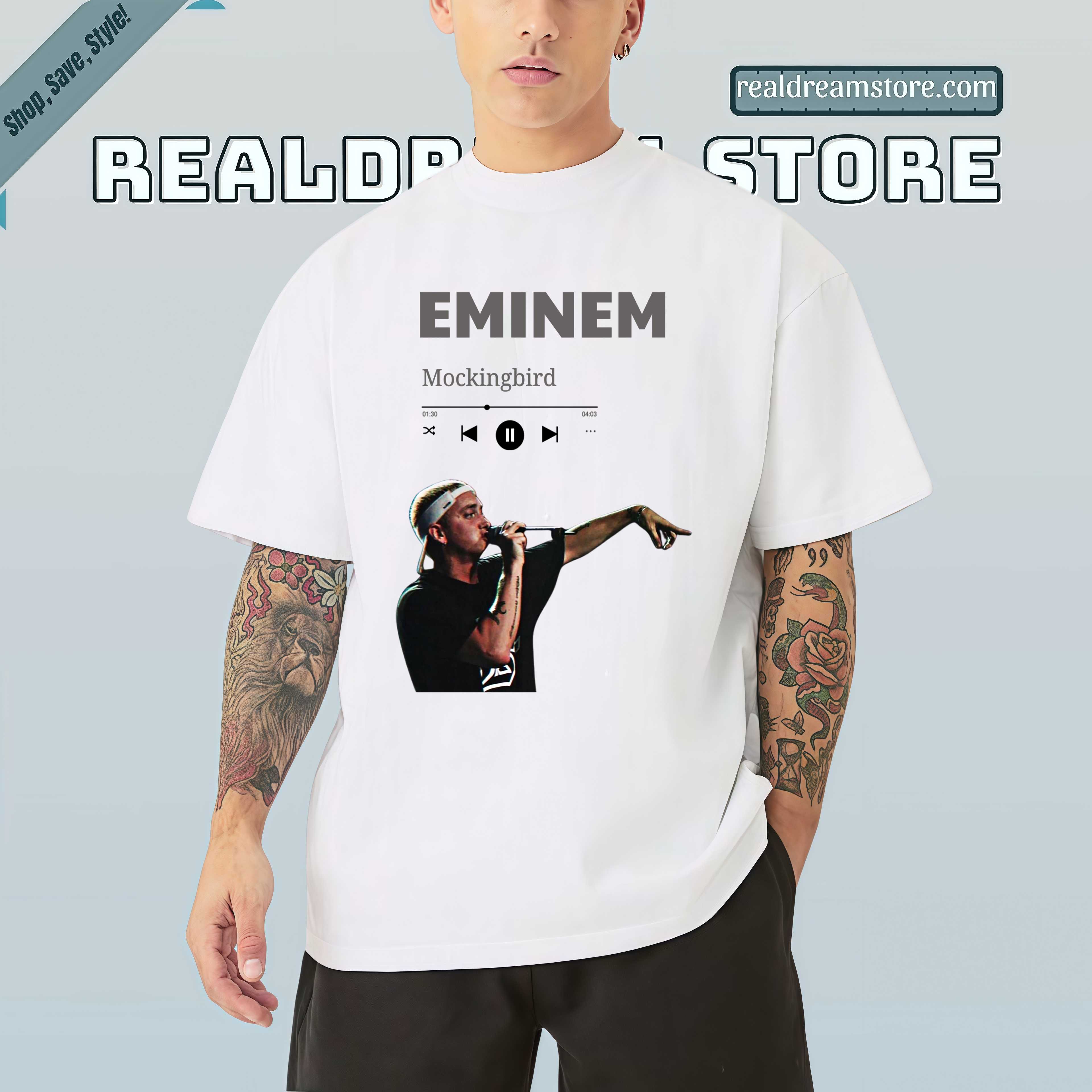 Eminem Mocking Bird Song Tshirt - Eminem Vintage Tee